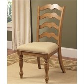 Hillsdale Hamptons Side Chair in Weathered Pine (set of 2)