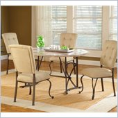 Hillsdale Harbour Point 5 Pc Octagon Dining Set with Parson Chair