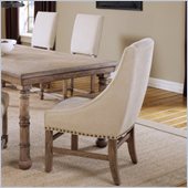 Hillsdale Hartland Arm Dining Chair in Light Washed Oak