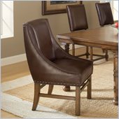 Hillsdale Hartland Dining Arm Chair in Dark Oak