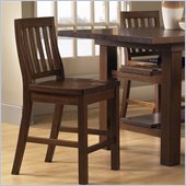 Hillsdale Outback Counter Stool in Distressed Chestnut (set of 2)