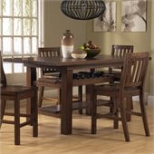 Hillsdale Outback Counter Height Dining Table in Distressed Chestnut