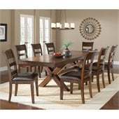 Hillsdale Park Avenue 9 Piece Dining Set in Dark Cherry