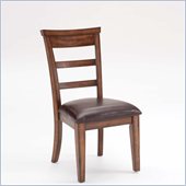 Hillsdale Villagio Ladder Back Chairs in Dark Chestnut (set of 2)