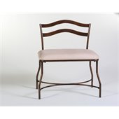 Hillsdale Windsor Vanity Bench in Burnished Bronze