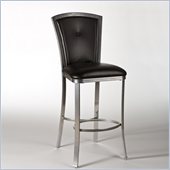 Hillsdale Easton 30 Non-Swivel Bar Stool in Silver