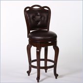 Hillsdale Langdale 26 Swivel Counter Stool in Dark Cherry