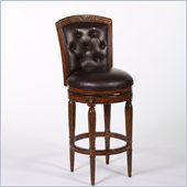 Hillsdale Northfield 30 Swivel Bar Stool in Dark Cherry