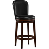 Hillsdale Victoria 30.5 Swivel Bar Stool in Dark Brown Cherry