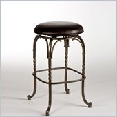 Hillsdale Keene 30 Backless Swivel Bar Stool in Pewter
