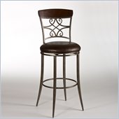 Hillsdale Savoy 30 Swivel Bar Stool in Brown Shimmer / Cherry