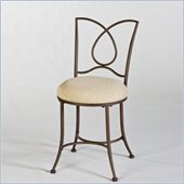 Hillsdale Rachael Vanity Stool in Brown