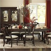 Hillsdale Grandover Large Extension Rectangle Table in Dark Cherry