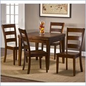 Hillsdale Harrods Creek 5 Piece Dining Set in Medium Brown Oak