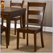 ADD TO YOUR SET: Hillsdale Harrods Creek Ladder Back Dining Chairs in Oak (set of 2)