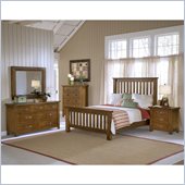Hillsdale Outback 5 Piece Bedroom Set with Dresser in Chestnut