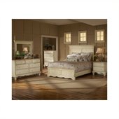Hillsdale Wilshire 4 Piece Bedroom Set in Antique White