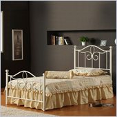 Hillsdale Westfield Metal Poster Bed 3 Piece Bedroom Set in Off White