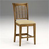 Hillsdale Bayberry Non-Swivel Counter Stool in Oak (Set of 2)