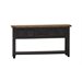 Hillsdale Tuscan Retreat 6 Drawer Console Table in Black