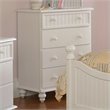 ADD TO YOUR SET: Hillsdale Westfield Kids 4 Drawer Chest in Off-White Finish