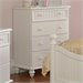 Hillsdale Westfield Kids 4 Drawer Chest in Off-White Finish