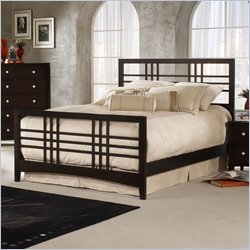 Hillsdale Tiburon Kona Espresso Panel Bed-King