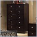 Hillsdale Banyan-Brookland-Tiburon 5 Drawer Chest in Espresso Finish