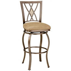 Hillsdale Brookside 24 Inch Oval Back Swivel Counter Stool