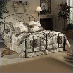 Hillsdale Marco Metal Bed in Brown Steel Finish