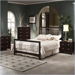 Hillsdale Tiburon Mezzo Espresso Bed 2 Piece Bedroom Set