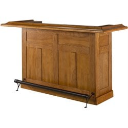 Hillsdale Oak Large Home Bar