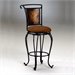 Hillsdale Milan 26" Swivel Seat Counter Stool in Copper