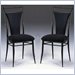 Hillsdale Cierra Dining Chairs in Black (Set of 2)