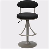 Hillsdale Venus 24 to 30 Height Adjustable Swivel Bar Stool in Black