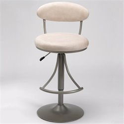 Hillsdale Venus 24 Inch to 30 Inch Swivel Bar Stool in Fawn