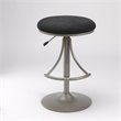 ADD TO YOUR SET: Hillsdale Venus Backless 24 Inch to 30 Inch Swivel Bar Stool in Black