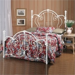 Hillsdale Cherie White Metal Bed