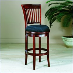 Hillsdale Oak View Cherry 30 Inch Swivel Bar Stool