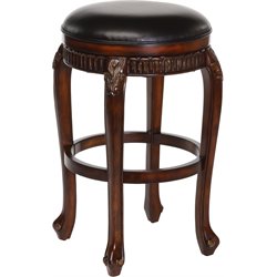 Hillsdale Fleur De Lis 30 Inch Backless Bar Stool