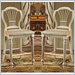 Hillsdale Wilshire White 24 Inch Counter Stool (Set of 2)