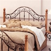 Hillsdale San Marco Metal Headboard in Copper Finish