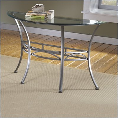 Hillsdale Abbington Console/Sofa Table with Glass Top