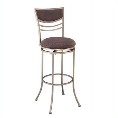 Hillsdale Amherst 30" Swivel Metal Bar Stool in Champagne Finish