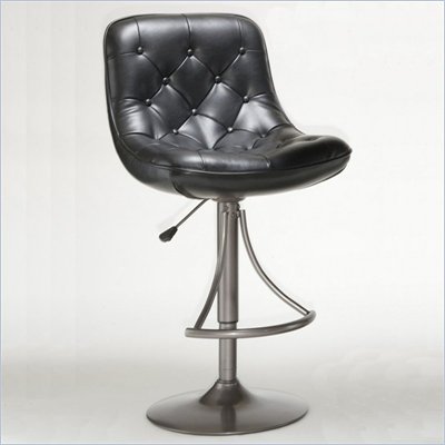 Hillsdale Aspen Adjustable Bar Stool in Oyster Grey