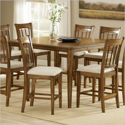 Hillsdale Bayberry Counter Height Gathering Table in Oak Finish