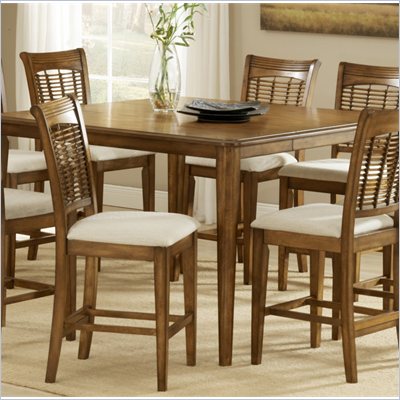 Hillsdale Bayberry 5 Piece Counter Height Oak Dining Set