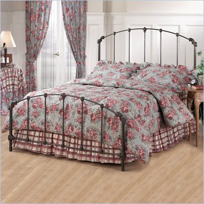 Hillsdale Bonita Metal Panel Bed in Copper Mist Finish
