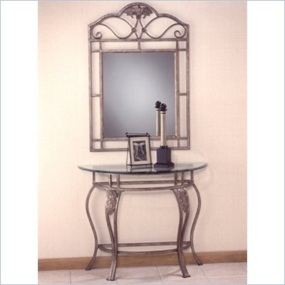 Hillsdale Bordeaux Console Table in Bronze Pewter