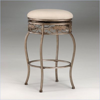 Hillsdale Bordeaux 26 Inch Counter Height Swivel Bar Stool